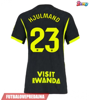 Lacne Ženy Futbalové dres Atletico Madrid Morten Hjulmand #23 2026-27 Krátky Rukáv - Preč